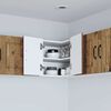 vidaXL Armoire de cuisine avec &eacute;tag&egrave;re Bois ancien 57 x 57 x 40 cm