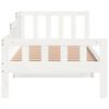 vidaXL Lit de jour sans matelas blanc 80x200 cm bois de pin massif