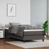 vidaXL Cadre de lit gris 100x200 cm similicuir
