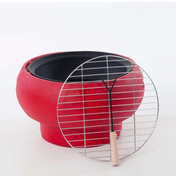 BBGRILL Barbecue portatif Rouge BBQ TUB-R