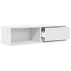 vidaXL Meuble TV blanc 100x31x25,5 cm bois d'ing&eacute;nierie
