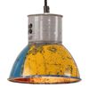 vidaXL Lampe suspendue industrielle 25 W Multicolore Ronde 17 cm E27