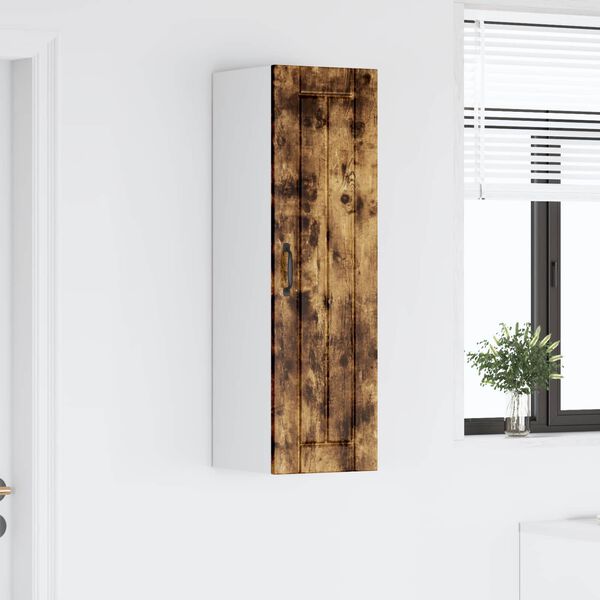 vidaXL Armoire de cuisine Ch&ecirc;ne fum&eacute; 30 x 31 x 100 cm