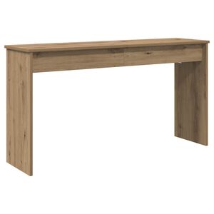 vidaXL Stand de clavier Ch&ecirc;ne artisanal 120 x 32 x 64 cm