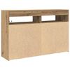 vidaXL Buffet Ch&ecirc;ne artisanal 116 x 30 x 75 cm Bois d'ing&eacute;nierie
