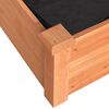 vidaXL Lit sur&eacute;lev&eacute; de jardin doublure 120x60x25 cm bois massif sapin