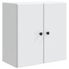 vidaXL Armoire Murale Blanc 59 x 31 x 60 cm Bois d'ing&eacute;nierie