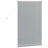 vidaXL Store de Fen&ecirc;tre avec des rideaux Argent Aluminium