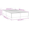 vidaXL Cadre de lit sans matelas rose 120x190 cm velours