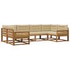 vidaXL Ensemble de canap&eacute;s d'ext&eacute;rieur 6 pcs Naturel et Beige