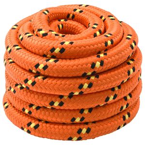 vidaXL Corde de bateau 3 mm 10 m Orange