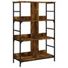 vidaXL Biblioth&egrave;que ch&ecirc;ne fum&eacute; 78,5x33x117,5 cm bois d'ing&eacute;nierie