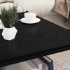vidaXL &Eacute;tag&egrave;re &agrave; livres 4 pcs Noir 80 x 40 x 1,5 cm Bois d'ing&eacute;nierie