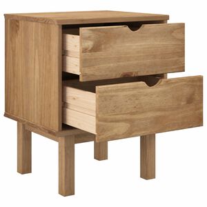 vidaXL Table de chevet OTTA 45x39x57 cm bois de pin massif