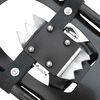 vidaXL Raquettes 3 en 1 Noir 21 pouces Aluminium et HDPE