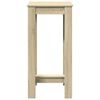 vidaXL Table de bar chêne sonoma 51x50x103,5 cm bois d'ingénierie