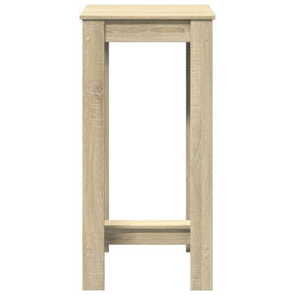 vidaXL Table de bar chêne sonoma 51x50x103,5 cm bois d'ingénierie