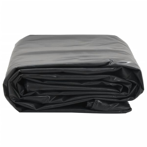vidaXL B&acirc;che anthracite 1,5x10 m 650 g/m&sup2;
