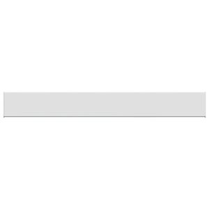vidaXL Appui de fen&ecirc;tre Blanc 100 x 10 x 4,5 cm PVC