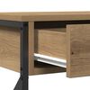 vidaXL Table Console avec tiroir chêne artisanal 100 x 28 x 75 cm