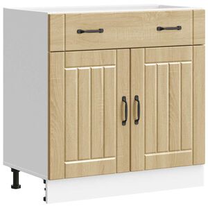 vidaXL Armoire de cuisine Lucca ch&ecirc;ne sonoma bois ing&eacute;nierie