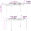 vidaXL Ensemble de salle &agrave; manger pour jardin 9 pcs Gris polyrotin
