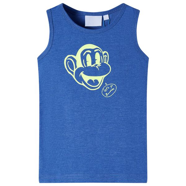 D&eacute;bardeur enfant m&eacute;lange bleu 140