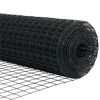 vidaXL Cl&ocirc;ture avec poteau Gris 0,4 x 50 m Acier et PVC
