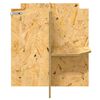 vidaXL Base de Terrarium Marron 100 x 50 x 50 cm OSB