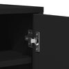 vidaXL Armoire &agrave; chaussures Noir 60x35x92 cm Bois d&rsquo;ing&eacute;nierie