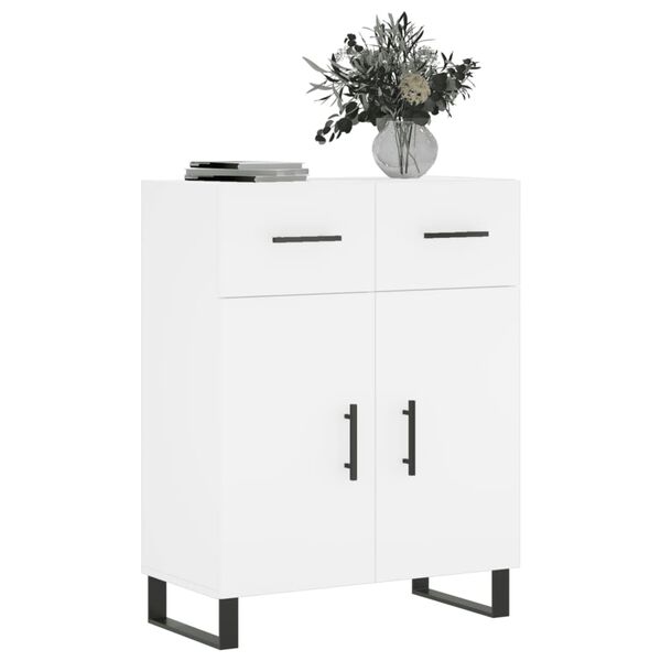 vidaXL Buffet blanc 69,5x34x90 cm bois d'ing&eacute;nierie
