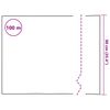vidaXL Films pour fen&ecirc;tre 5 pcs statique d&eacute;poli noir PVC