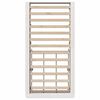 vidaXL Cadre de lit Blanc 100 x 200 cm Bois de pin massif