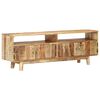 vidaXL Meuble TV 130x30x45 cm Bois de manguier brut