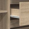 vidaXL Buffet Ch&ecirc;ne Sonoma 120 x 41 x 75 cm Bois d'ing&eacute;nierie