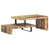 vidaXL Ensemble de table basse 2 pcs Bois de r&eacute;cup&eacute;ration massif