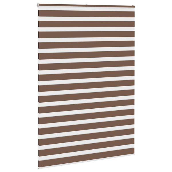 vidaXL Store z&egrave;bre marron 155x230cm largeur du tissu 150,9cm polyester