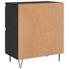 vidaXL Buffets 2 pcs Ch&ecirc;ne noir 120 x 35 x 70 cm Bois d'ing&eacute;nierie