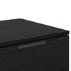 vidaXL Armoire de lit avec tiroir 2 pcs Ch&ecirc;ne noir 40 x 39 x 40cm
