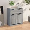 vidaXL Buffet Sonoma gris 60x30x70 cm Bois d'ing&eacute;nierie