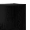 vidaXL Biblioth&egrave;que autoportante Ch&ecirc;ne noir 80 x 30 x 152 cm