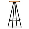 vidaXL Ensemble de bar 5 pcs Bois de récupération massif