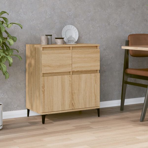 vidaXL Buffet Ch&ecirc;ne sonoma 60x35x70 cm Bois d'ing&eacute;nierie