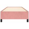 vidaXL Cadre de lit sans matelas rose 90x200 cm velours