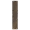vidaXL Pieds de table &agrave; manger en forme de V, 2 pi&egrave;ces, acier naturel, 60 x (72-73,3) cm