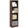 vidaXL Biblioth&egrave;que ch&ecirc;ne marron 40x24x143 cm bois d'ing&eacute;nierie