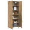 vidaXL Haut Armoire Montage mural ch&ecirc;ne artisanal 69,5 x 34 x 180 cm