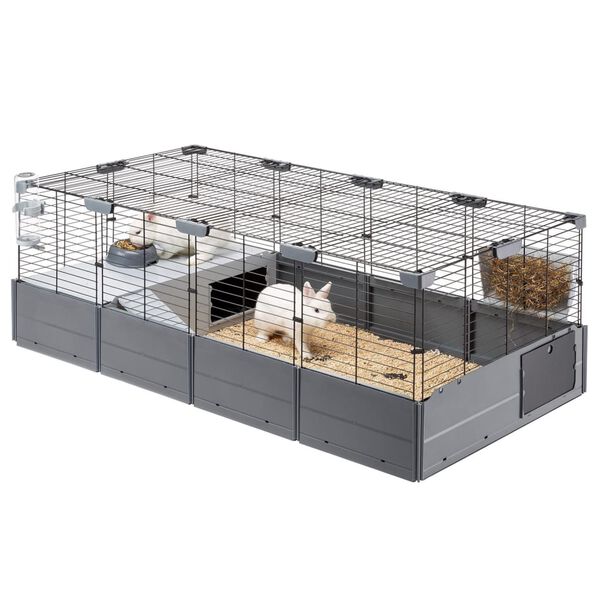 Ferplast Cage &agrave; lapin Multipla Maxi 142,5x72x50 cm Noir