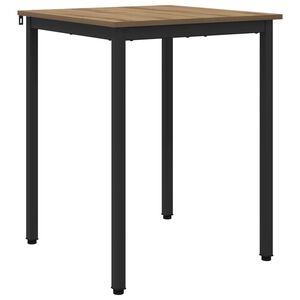 vidaXL Table de salle &agrave; manger / Table de repas 60 x 60 x 75 cm Carr&eacute;
