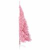 vidaXL Sapin de No&euml;l artificiel pr&eacute;-&eacute;clair&eacute; Rose 240 cm PVC